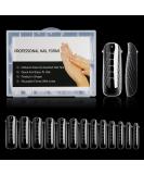 BNG Dual Forms System Flat Square Full Cover Poly Nail Gel Extension Mold Tips Professional 130 PCS Nail Form Quick Building Reusable Mold N - Buy Online on SooperMarket.com