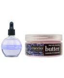 Cuccio Full Hand Treatment - Cuticle Oil & Lavender Body Cream | Moisturizing Gift Set 2.5 oz & 8 oz - International Shipping - Buy Online on SooperMarket.com
