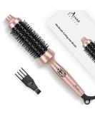 Aima Beauty Heated Round Brush - 1.3"/35mm Ionic Straightening & Curling Brush for Smooth Shiny Hair - Fast Heating Dual Voltage Auto Shut Off - Buy Online on SooperMarket.com