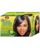 African Pride Olive Miracle Conditioning Anti-Breakage Hair Relaxer 1 kit 1 Count (Pack of 1) - Buy Online on SooperMarket.com