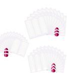 TailaiMei 1368 Pieces 3 Designs French Manicure Nail Art Stickers Self-Adhesive Nail Tips Guides for DIY Decoration Stencil Tools (3 Moon Shape Design 36 Sheets) 3 Types of arcs - Buy Online on SooperMarket.com