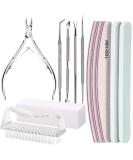 Fandamei Nail Buffer & File Set | Gel Nails Manicure Kit | 100/180 Nail Files Tongs & Shaver for Perfect Pedicures - International Shipping Available - Buy Online on SooperMarket.com