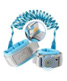 Lehoo castle children safety lines anti-lost wrist belt children safety hand loop 360 rotation elastic wire rope breathable cotton arm joint light blue - Buy Online on SooperMarket.com