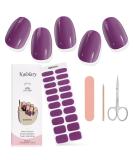 Kalolary Gel Nail Polish Strips Nail Gel Art Sticker Waterproof Full Nail Wraps Decal Sets with Scissors Nail File and Stick for Women Girls Nail Art Decor (UV/LED Lamp Required)-4 - Buy Online on SooperMarket.com