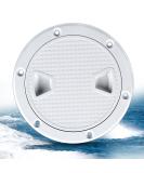 4/6/8 inch White Deck Plate Hatch with Detachable Cover - Non-Slip Inspection Hatch - Buy Online on SooperMarket.com