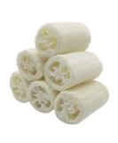 6 Pcs Natural Luffa Sponge Set - Biodegradable Luffa Sponges for Body Washing Shower Scrubs & Kitchen Cleaning - Buy Online on SooperMarket.com