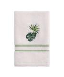 Avanti Linens - Fingertip Towel, Soft & Absorbent Cotton Towel (Viva Palm Collection),White White Embroidered Fingertip Towel - Buy Online on SooperMarket.com