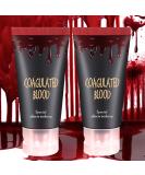 DE'LANCI Edible Fake Blood Gel, Realistic Sfx Fake Blood Makeup Kit, Washable Fake Blood for Clothes Mouth Eyes, Special Effects Makeup Kit for Vampire Zombie Halloween Fake Blood Makeup- 60g(2.12 Oz) 2 PCS FAKE BOOD GEL - Buy Online on SooperMarket.com