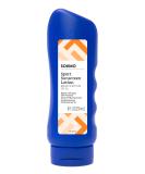 Amazon Brand - Solimo Sport Sunscreen Lotion, SPF 30, Reef Friendly (Octinoxate & Oxybenzone Free), Broad Spectrum UVA/UVB Protection, 8 Fluid Ounce 8 Fl Oz (Pack of 1) - Buy Online on SooperMarket.com