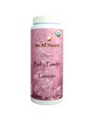 Organic Baby Powder - Talc-Free, 4oz Bottle, Gluten Free & USDA Organic | Bee All Natural - Buy Online on SooperMarket.com