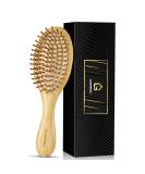 GAINWELL Bamboo Paddle Hair Brush - Bamboo Bristles Detangling Hairbrush for Massaging Scalp - Buy Online on SooperMarket.com