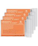 QIO CHUANG Emergency Mylar Thermal Blankets -Space Blanket Survival kit Camping Blanket (4-Pack). Perfect for Outdoors, Hiking, Survival, Bug Out Bag ,Marathons or First Aid 1 - Buy Online on SooperMarket.com