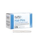 ForPro Hair Pins, Brown, Ball-Tipped, Crimped, Non-Damaging, 3 L, 1 Lb Brown 1 Count (Pack of 1) - Buy Online on SooperMarket.com