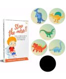 Dinosaur Potty Training Seat Magic Sticker | Color Changing Toilet Targets | 5 Pack with Free Potty e Book - Buy Online on SooperMarket.com