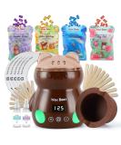 Waxing Kit Wax Warmer with Touch Screen Display and 4 Bags of Hard Wax Beans - Best Home Hair Removal Kit for Sensitive Skin Women - Buy Online on SooperMarket.com