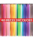 48 Pcs Colorful 21 Inch Straight Clip in Hair Extensions - Rainbow Multi-color Synthetic Long Hairpiece for Women, Girls, and Kids - 24 Colors, Perfect for Parties and Highlights - Buy Online on SooperMarket.com