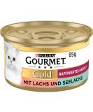 Buy Gourmet Gold Refined Ragout Duetto Wet Cat Food - Salmon & Pollock 12-Pack (12 x 85g) | Premium International Shipping - Buy Online on SooperMarket.com
