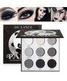 Black Smoky Eye shadow Palette  DE LANCI PANDA 9 Colors True Black Dark Grey Smokey Eyeshadow Palette Goth Makeup Pallet  9 Soft Matte Shimmer High Pigmented Basic Black White Gray Shade for Halloween - Buy Online on SooperMarket.com