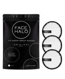 Face Halo Reusable Makeup Remover Microfiber Pads | Gently Removes Heavy Makeup with Just Water, Ultra-Soft, Eco-Friendly, Non-Toxic, All Skin Types, Replaces 500 Single-Use Wipes | Original 3-Pack 3 Pack Original - Buy Online on SooperMarket.com