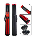 BY SPORTS 2x2 Hard cue case Oval Pool Cue Billiard Stick Carrying Case A06-Red - Buy Online on SooperMarket.com
