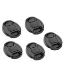 77MM Front Lens Filter Snap On Pinch Cap - 5 Pcs Bundle | DSLR SLR Camera Lens Protector Cover - Buy Online on SooperMarket.com