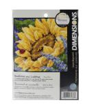 Dimensions Sunflower & Ladybug Needlepoint Kit - Floral Design, 5x5 - Buy Online on SooperMarket.com