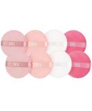 Expressions 8pc Beauty Buffs Set - Round Makeup Blenders for Flawless Finish | Professional Cosmetic Sponges & Applicators | International Shipping Available - Buy Online on SooperMarket.com