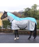 Ventomasta Horse Rug - Waterproof Upper Section Cooling Fly Mesh Lower Integrated Comfort Neck Cover Rub-Free Lining & Secure Tail Flap 4FT6 Blue - Buy Online on SooperMarket.com