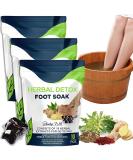 Oveallgo Pro Herbal Detox Foot Soak Beads Herbal Detox Cleansing Foot Soak Beads Herbal Detox Origin Foot Soak Beads Relieve Foot Pressure and Improve Sleep (3 Box) - Buy Online on SooperMarket.com