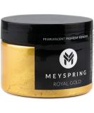 MEYSPRING Royal Gold Mica Powder for Epoxy Resin - Kintsugi Gold - Epoxy Resin Pigment - Great Resin Color for Kintsugi Repair Kit and Metallic Epoxy - Resin Art Supplies - Cosmetic Grade Mica Powder - Buy Online on SooperMarket.com
