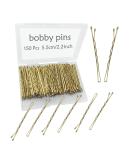 150PCS 2.2Inch Blonde Bobby Pins, Super Grip Gold Hair Clips with Box, YINGFENG Reusable Non Slip Hair Pins, Suitable for All Hair Types - Buy Online on SooperMarket.com