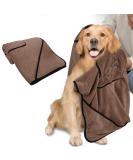 KinHwa Super Absorbent Microfiber Pet Towel for Dogs & Cats - 76CM x 127CM Dark Brown - Buy Online on SooperMarket.com