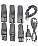 9 PCS Replacement Power Cord 5V Charger USB Adapter Suitable for Electric Hair Clippers, Beard trimmers, Shavers, Beauty Instruments, Desk Lamps, Purifiers. - Buy Online on SooperMarket.com
