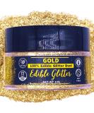 BULK-10G Edible glitter for drinks, Edible gold dust for cake decorating, gold luster dust edible for cakes, edible gold, Edible Cake Decorations 100% Food Safe, Vegan, Dairy-Free. - Buy Online on SooperMarket.com