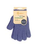 Evridwear Exfoliating Dual Texture Bath Gloves for Shower, Spa, Massage and Body Scrubs, Dead Skin Cell Remover, Gloves with Hanging Loop (1 Pair Heavy Glove) - Buy Online on SooperMarket.com