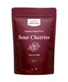 Organic Dried Sour Cherries 200g - Pitted Unsweetened Tart Cherry Great Dried Cranberries Alternative Certified Organic Vegan & Kosher - Buy Online on SooperMarket.com