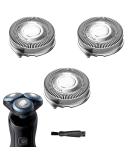 Buy SH50/52 Replacement Blades - Compatible with Norelco Series 5000 Razors | 3-Pack Shaving Heads for Electric Razors - Buy Online on SooperMarket.com
