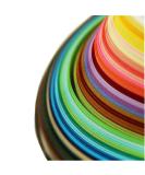 IMISNO Paper Quilling Strips Set 1040 Strips 26 Colors (3/5/7/10mmx38cm Pack of 4 Sets) - Buy Online on SooperMarket.com