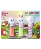 Lip Smacker Lippy Pals Flavored LIp Balm Set Of 3  Unicorn  Panda  Kitten  Foxy Apple  Hoppy Carrot Cake  Strawberry Llama Flavored  Lip Balm For Kids - Buy Online on SooperMarket.com