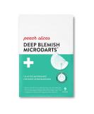 Peach Slices Deep Blemish Microdarts | Fast-Acting | Clear Acne Patch | Early Stage & Deep Pimples | Self-Dissolving | Infused with Salicylic Acid, Tea Tree, Niacinamide, & Cica | 9 Patches - Buy Online on SooperMarket.com
