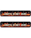 2 Pcs Dart Throw Line Dart Floor Marker PVC Darts Toe Line Dart Accessories for Dart Players Lovers Party Game, 23.23 x 4.15 Inches - Buy Online on SooperMarket.com