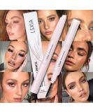 LSxia Double-headed Eye Brow Wax Pen - 2 in 1 Clear Gel Pencil with Comb, Waterproof Brow Styling for 3D Eyebrows makeup - Buy Online on SooperMarket.com