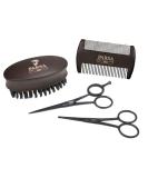 Buy Parsa Men Beard Care Set | 4-Piece Grooming Kit | Comb Brush Scissors | Ideal Gift for Him - Buy Online on SooperMarket.com