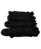 Amarine Made Double Braided Nylon Dock Lines 7700 lbs Breaking Strength (L:20 ft. D:5/8 inch Eyelet:15 inch) 4 Pack of Marine Mooring Rope Boat Dock Lines Working Load Limit:1540 lbs Black - Buy Online on SooperMarket.com