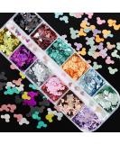 3D Holographic Nail Glitters Art Sequins - Colorful Ultra-Thin Design Flakes for Designer Fashion Nail Art 2021 - Buy Online on SooperMarket.com