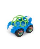 Bright Starts Oball Toy Car with Rattle - Multicolored Green-Blue Baby Toy | International Shipping Available - Buy Online on SooperMarket.com