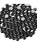 beadsland Flat Back Crystal Rhinestones Round Gems, Black (4.6-4.8mm) SS20/1440pcs Black SS20/1440pcs - Buy Online on SooperMarket.com