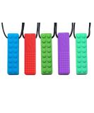 Tilcare Chew Chew Chew Sensory Chewing Necklace - Durable Silicone Chew Toys for Kids & Adults with Autism - 5-Pack Biting Necklace for Boys & Girls - Buy Online on SooperMarket.com