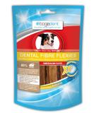 Bogadent Dental Fibre Flexies - Dogs Kauartikel against Tartar and Plaque - Caustiagen Dog for daily dog dental care - with plant fibers for better digestion - 1 pack - 70g - Buy Online on SooperMarket.com