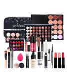 RoseFlower 24Pcs Professional Makeup Set Essential Make up Starter Set All-In-One Make-up Gift Sets With Cosmetic bag Eyeshadow Palette Lip Gloss Concealer blush Foundation Brush #24Pcs - Buy Online on SooperMarket.com